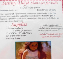 sunny days shorts view